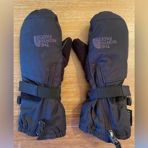 Toddler Black North Face Mittens Size Small